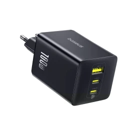 Nabíječka do sítě Baseus EnerFill FE11 100W 2xUSB-C, 1xUSB, černá
