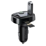 Bluetooth MP3 FM Transmiter Baseus CCTM-01 s nabíjením 2xUSB 3.4A, černá