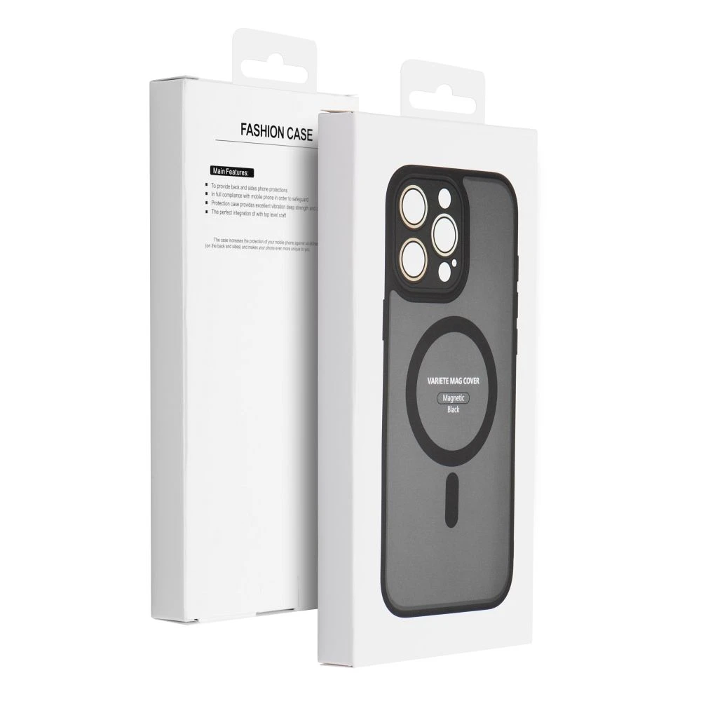 Case for iPhone 17 Pro Max / 18 Pro Max Variete Mag Cover compatible with MagSafe black