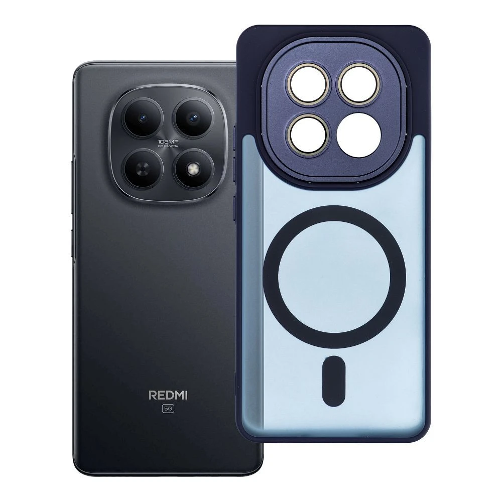 Case for Xiaomi Redmi Note 15 4G / 5G Variete Mag Cover compatible with MagSafe navy blue