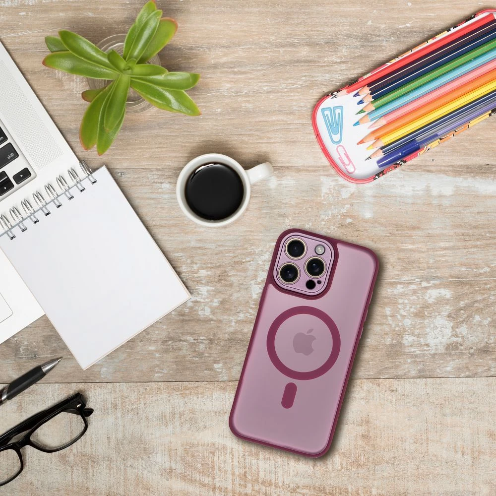 Case for Samsung A37 Variete Mag Cover compatible with MagSafe purple