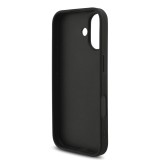 Zadní kryt Guess PU 4G Metal Logo Strap pro Apple iPhone 18 Pro Max, černá