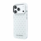 Karl Lagerfeld IML Rhinestones Allover Magsafe Zadní Kryt pro iPhone 18 Pro Max White