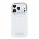 Karl Lagerfeld IML Rhinestones Allover Magsafe Zadní Kryt pro iPhone 18 Pro Max White