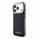 Karl Lagerfeld IML Rhinestones Allover Magsafe Zadní Kryt pro iPhone 18 Pro Max Black