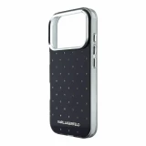 Karl Lagerfeld IML Rhinestones Allover Magsafe Zadní Kryt pro iPhone 18 Pro Max Black