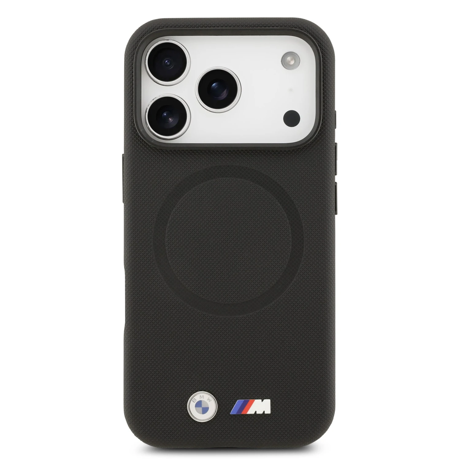 BMW M FW Metal Logo MagSafe Zadní Kryt pro iPhone 17 Pro Max Black