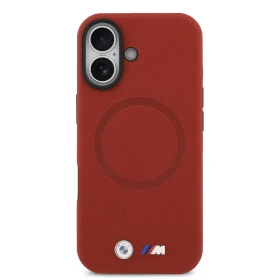 BMW M FW Metal Logo MagSafe Zadní Kryt pro iPhone 17 Red
