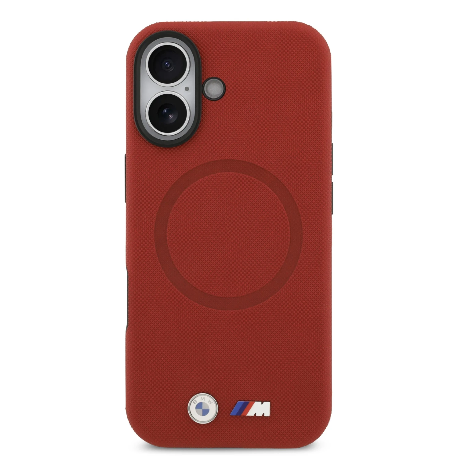 BMW M FW Metal Logo MagSafe Zadní Kryt pro iPhone 17 Red