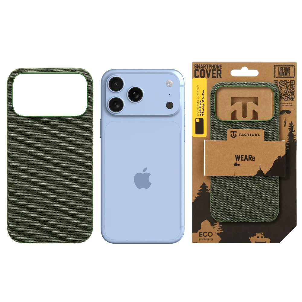 Zadní kryt Tactical MagForce WEARe pro Apple iPhone 16e/17e, forest green