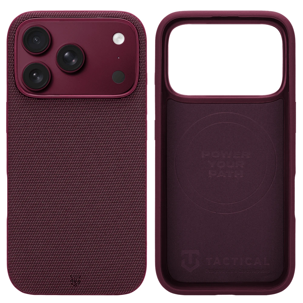 Tactical MagForce WEARe Kryt pro Apple iPhone 17 Pro/18 Pro Burgundy