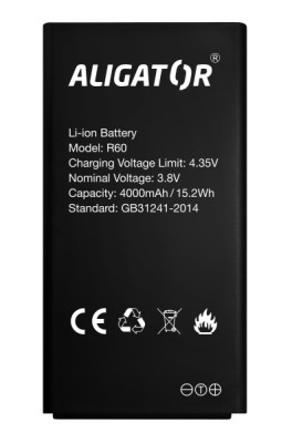 Baterie ALIGATOR R60 eXtremo, Li-Ion 4000 mAh, originální