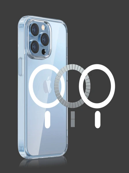 Silikonové pouzdro ALIGATOR Mag-Skin pro Apple iPhone 18 Pro Max, transparentní 