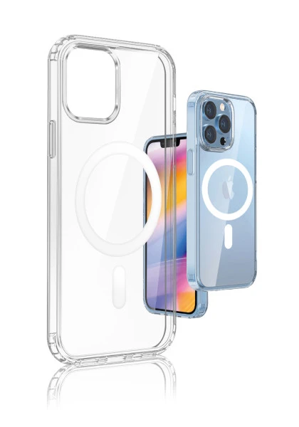 Silikonové pouzdro ALIGATOR Mag-Skin pro Apple iPhone 18 Pro, transparentní