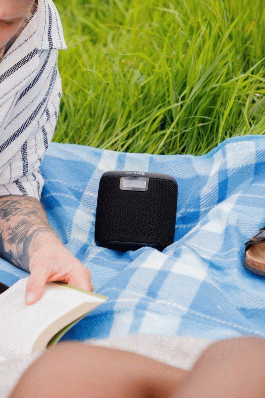 Bluetooth reproduktor Pure Woodland Mini, DAB+, FM, černá