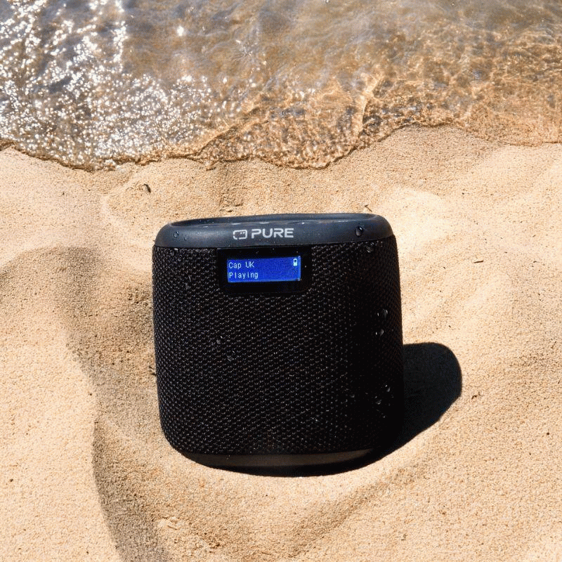 Bluetooth reproduktor Pure Woodland Mini, DAB+, FM, černá