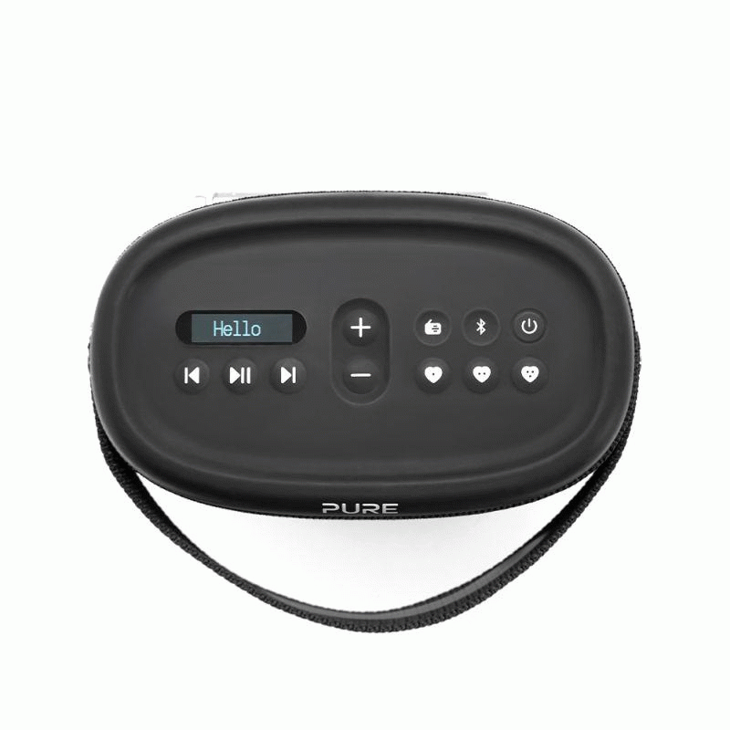 Bluetooth reproduktor Pure Woodland, DAB+, FM, černá