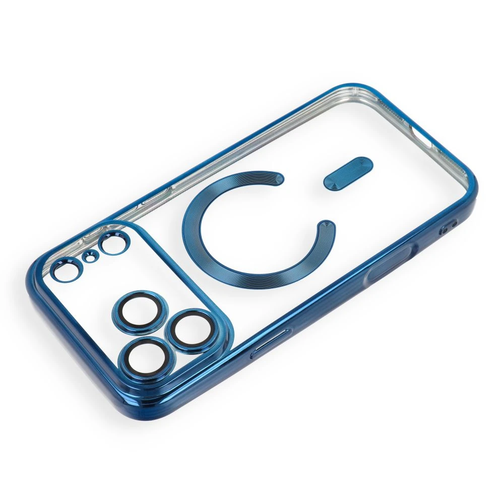 Case for iPhone 17 Pro / 18 Pro Electro Mag Cover compatible with MagSafe navy blue