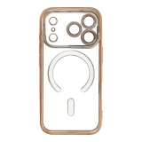 Case for iPhone 17 Pro / 18 Pro Electro Mag Cover compatible with MagSafe gold