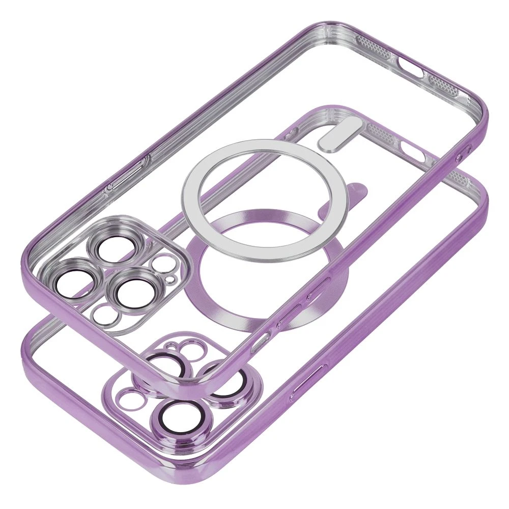 Case for iPhone 17 Pro / 18 Pro Electro Mag Cover compatible with MagSafe sky blue