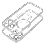 Case for Samsung S26 PLUS Electro Mag Cover compatible with MagSafe silver