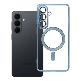 Case for Samsung S26 PLUS Electro Mag Cover compatible with MagSafe blue