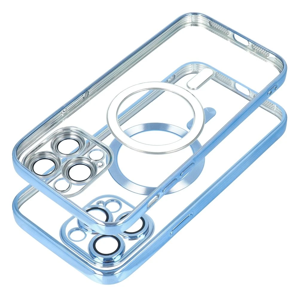 Case for Samsung S26 PLUS Electro Mag Cover compatible with MagSafe blue