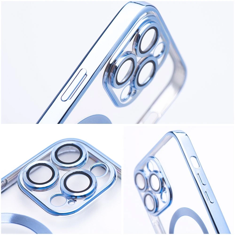 Case for Samsung S26 PLUS Electro Mag Cover compatible with MagSafe blue