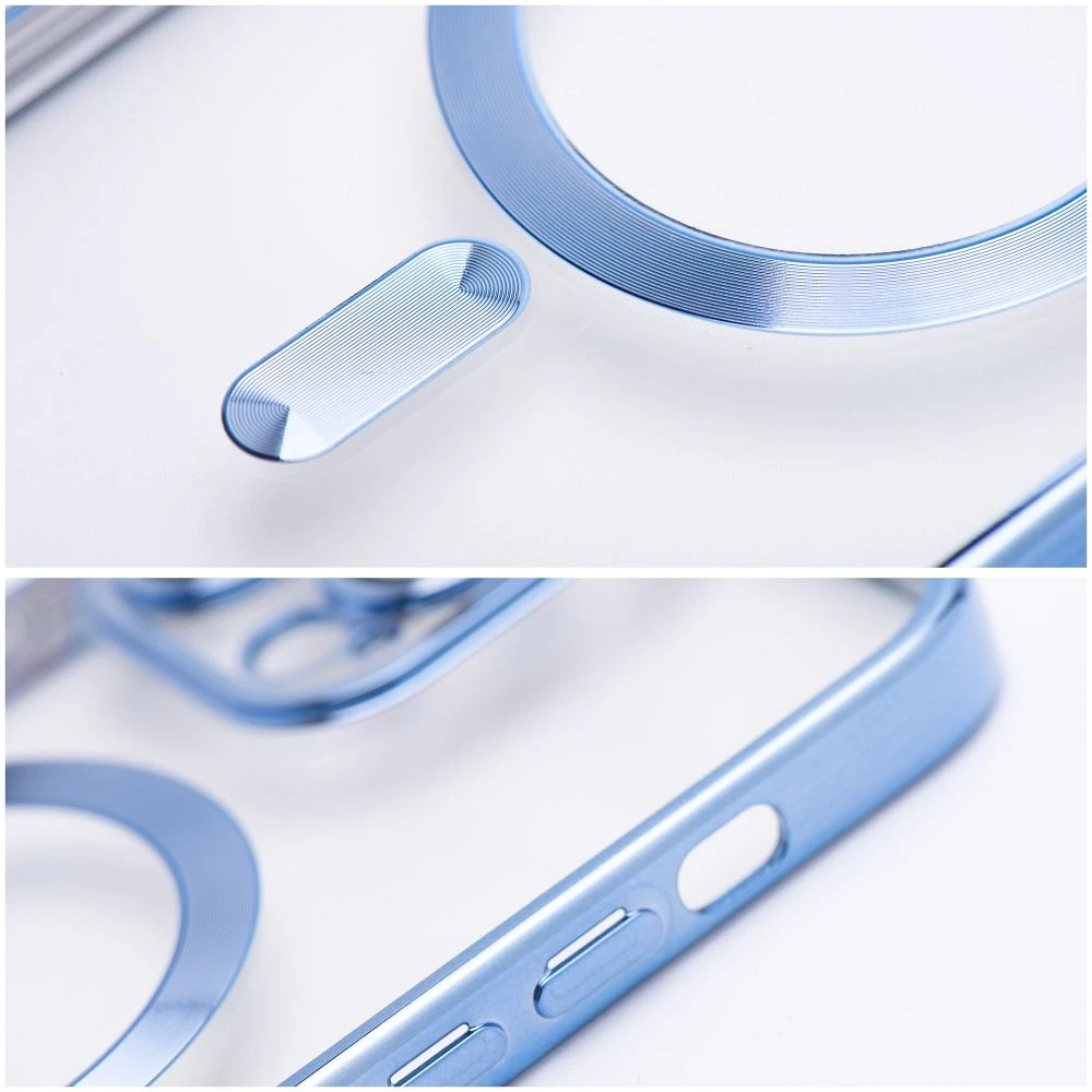 Case for Samsung S26 PLUS Electro Mag Cover compatible with MagSafe blue
