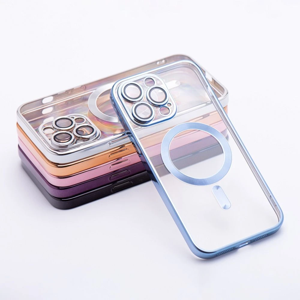 Case for Samsung S26 PLUS Electro Mag Cover compatible with MagSafe blue