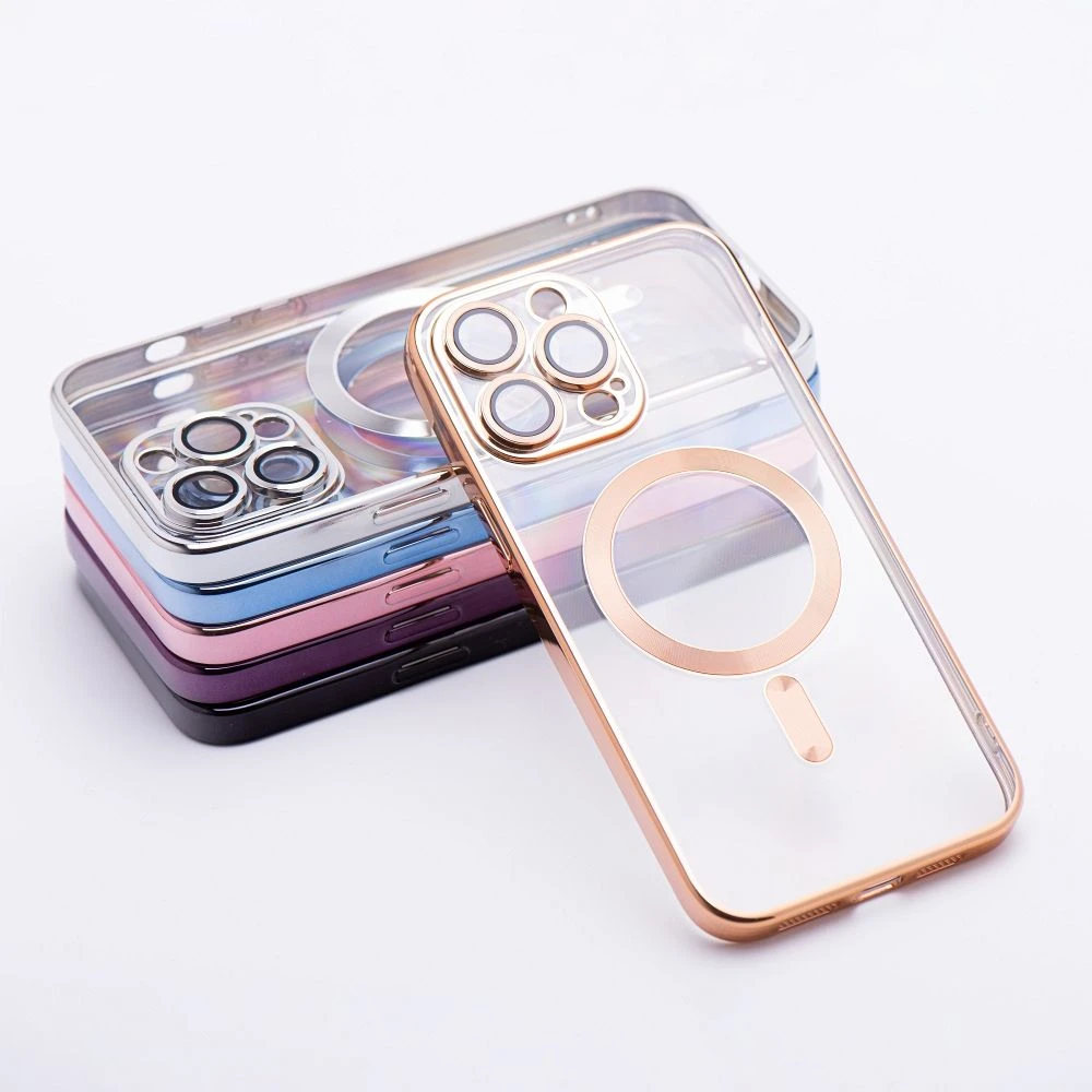 Case for Samsung S26 PLUS Electro Mag Cover compatible with MagSafe gold