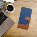 Flipové pouzdro JEANS BOOK pro Xiaomi Redmi Note 17 Pro Max 5G, modrá
