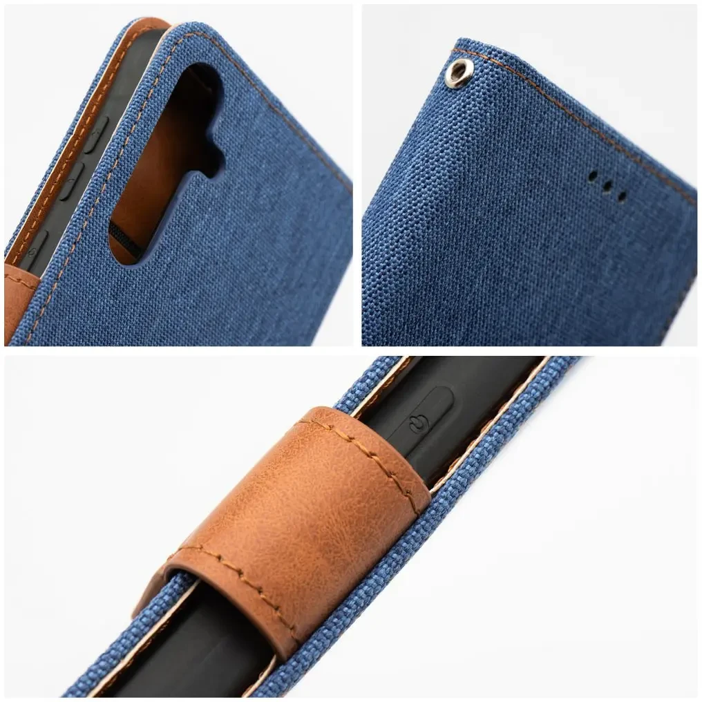 Flipové pouzdro JEANS BOOK pro Xiaomi Redmi Note 17 Pro 5G, modrá