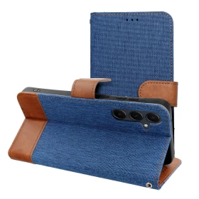 Flip case for Samsung A27 Jeans Book blue