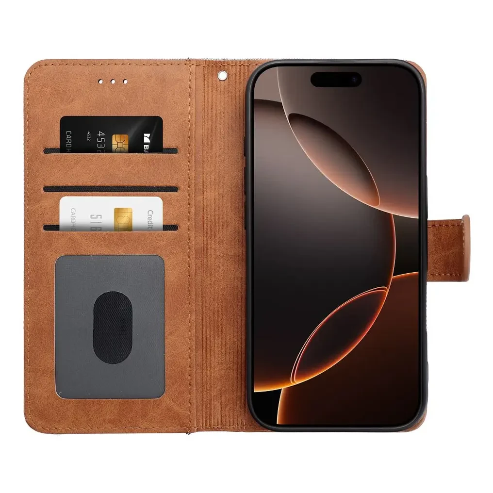 Flipové pouzdro JEANS BOOK pro Xiaomi Redmi Note 17 4G / 5G, černá