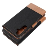 Flip case for Samsung S25 Edge Jeans Book black