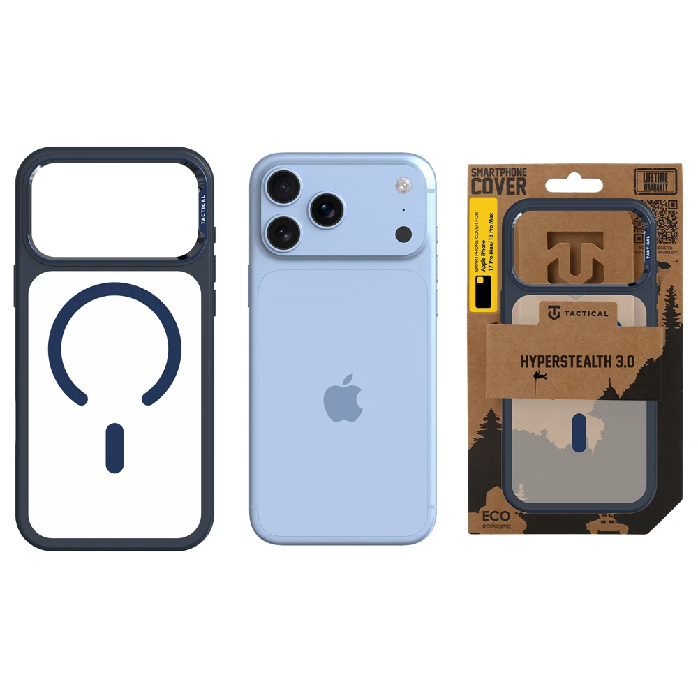 Tactical MagForce Hyperstealth 3.0 Kryt pro Apple iPhone 17 Pro Max/18 Pro Max Deep Blue