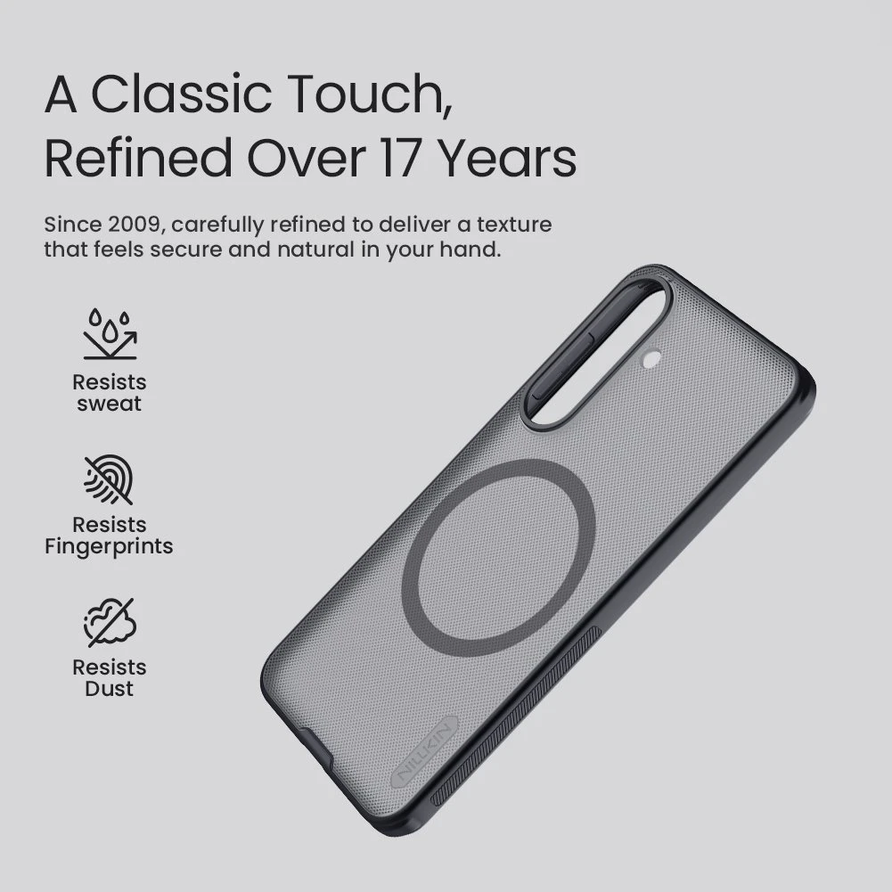 Nillkin Super Frosted Pro Magnetic Zadní Kryt pro Samsung Galaxy S26 FE Black