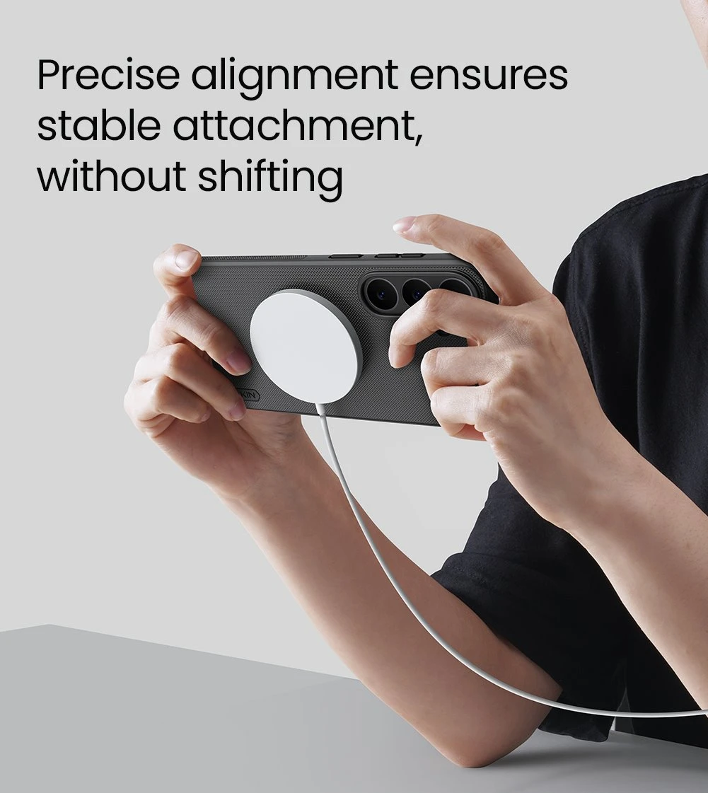 Nillkin Super Frosted Pro Magnetic Zadní Kryt pro Samsung Galaxy S26 FE Black