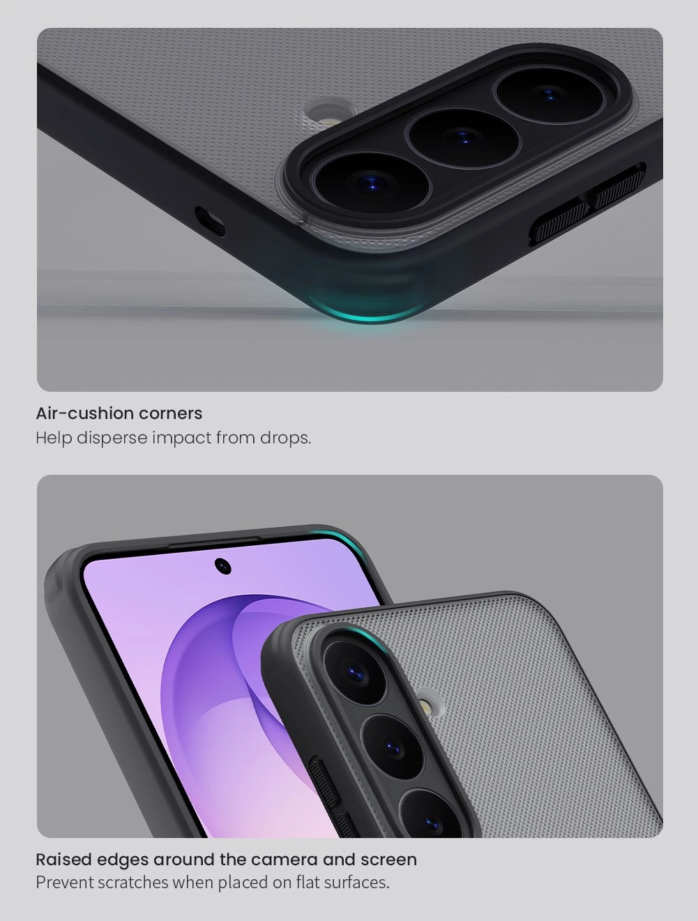 Nillkin Super Frosted Pro Magnetic Zadní Kryt pro Samsung Galaxy S26 FE Transparent Black