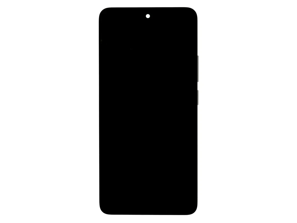 LCD display + dotyková deska + přední kryt pro Xiaomi Redmi Note 13 Pro 4G, midnight black
