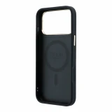 Guess PU 4G Ring Stand MagSafe Zadní Kryt pro iPhone 18 Pro Max Black