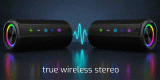 BLUETOOTH REPRODUKTOR SWISSTEN AURA BASS 30W, ČERNÁ