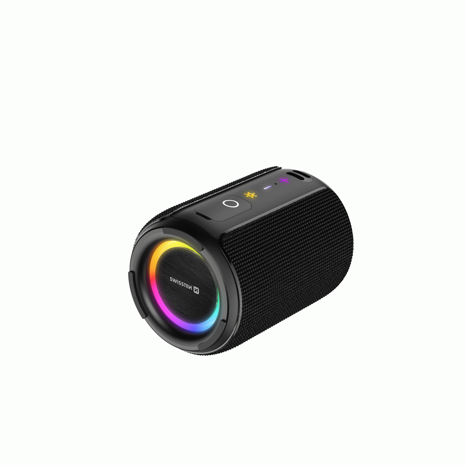 BLUETOOTH REPRODUKTOR SWISSTEN AURA BASS 15W, ČERNÁ