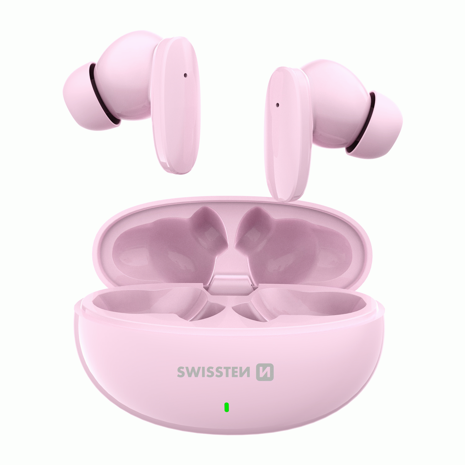 BLUETOOTH TWS SLUCHÁTKA SWISSTEN SONIC, RŮŽOVÁ