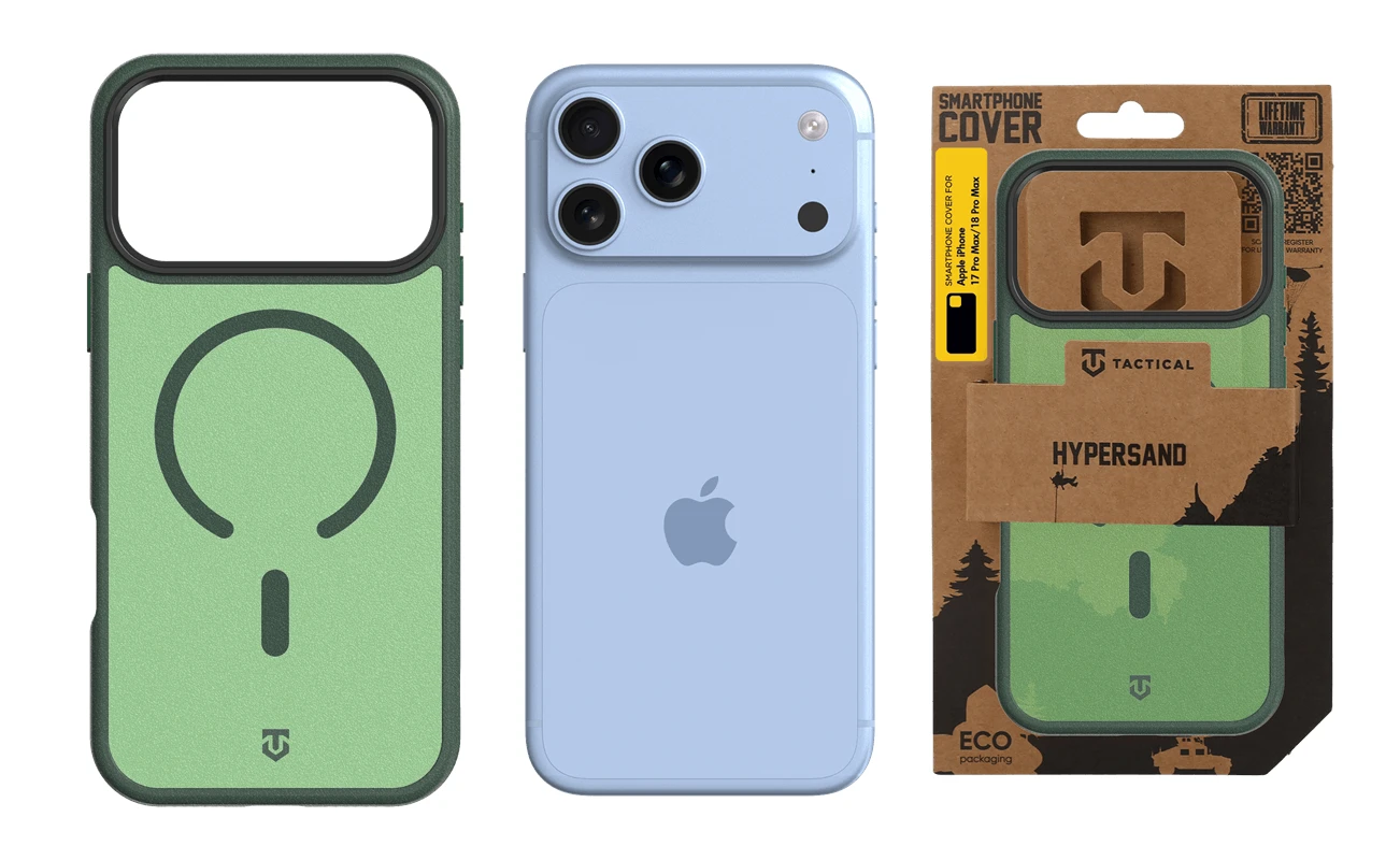 Tactical MagForce Hypersand Kryt pro Apple iPhone 17 Pro Max/18 Pro Max Forest Green