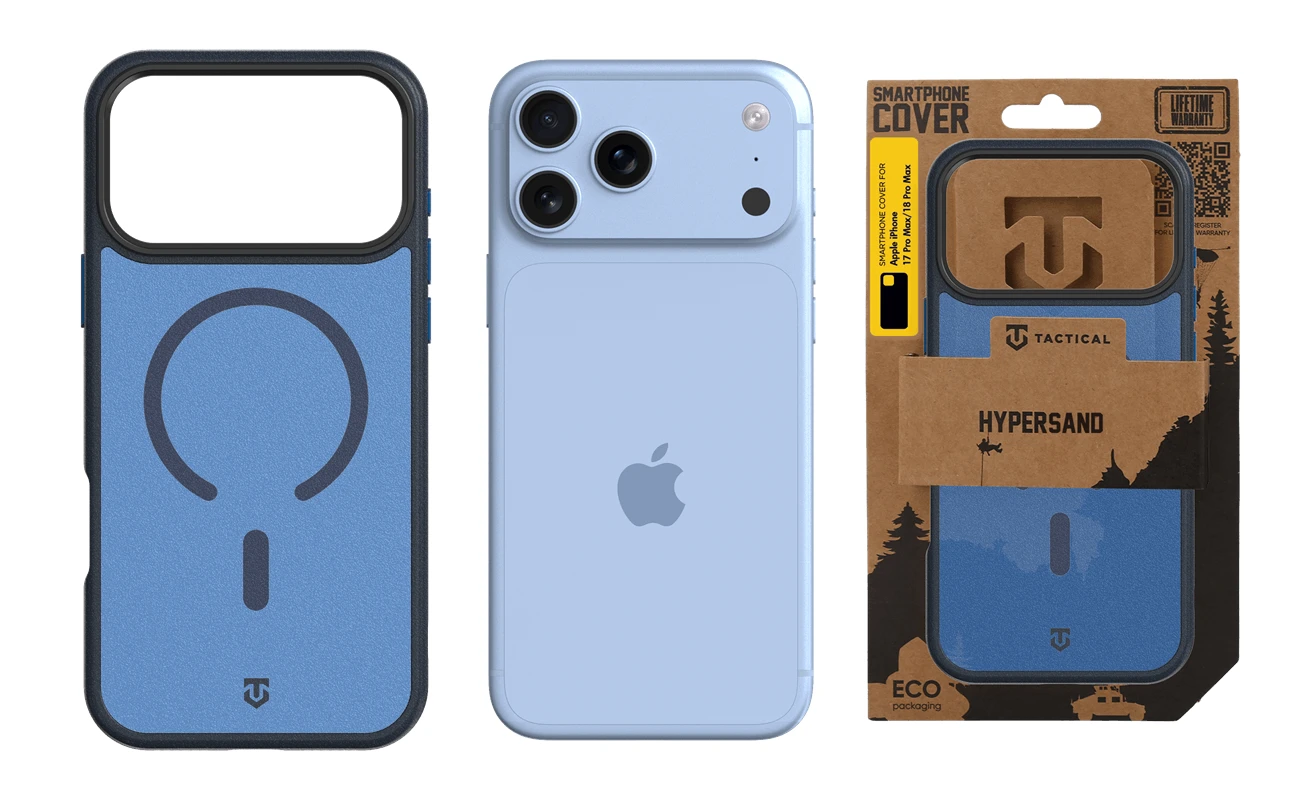 Tactical MagForce Hypersand Kryt pro Apple iPhone 17 Pro Max/18 Pro Max Deep Blue