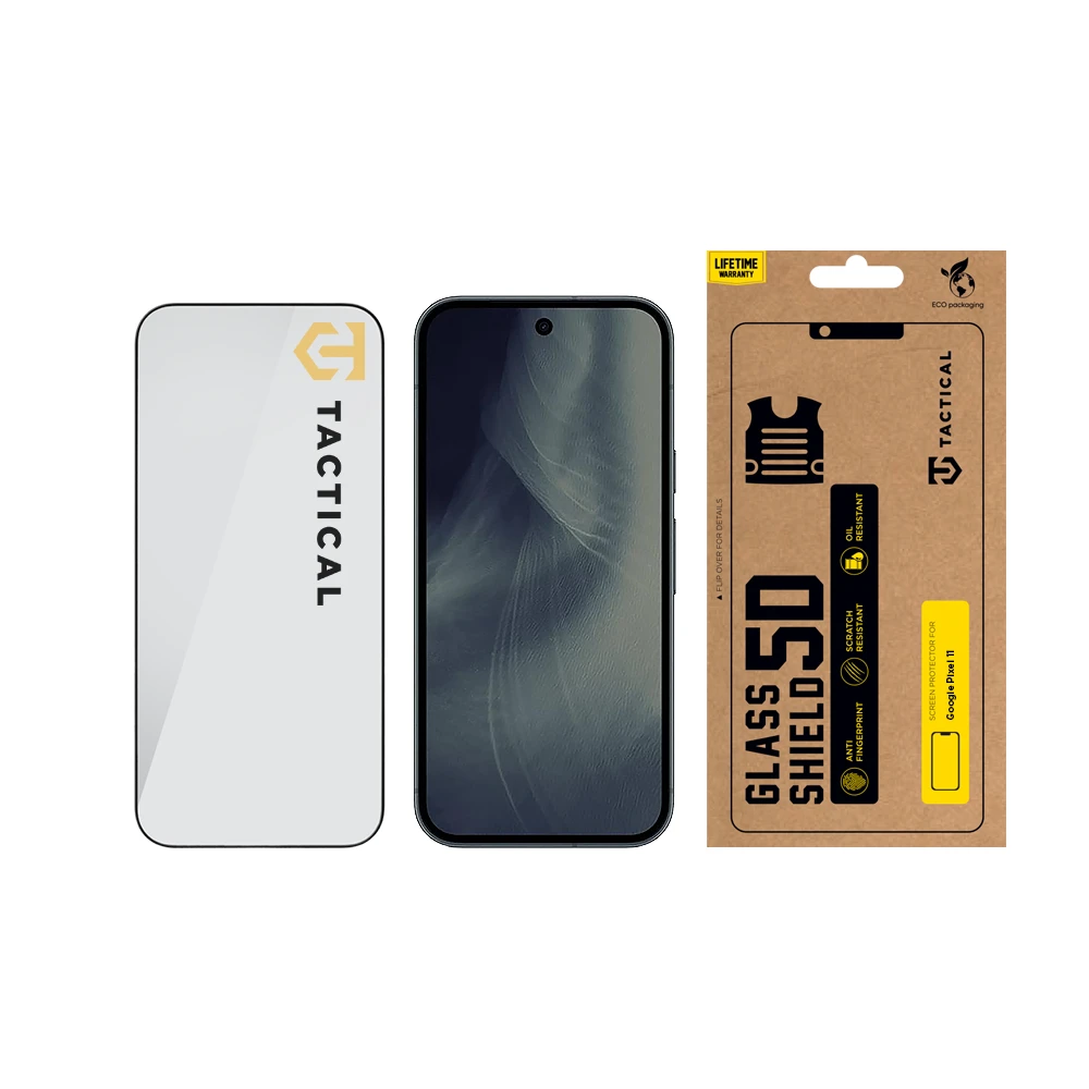 Tactical Glass Shield 5D sklo pro Google Pixel 11 Black 