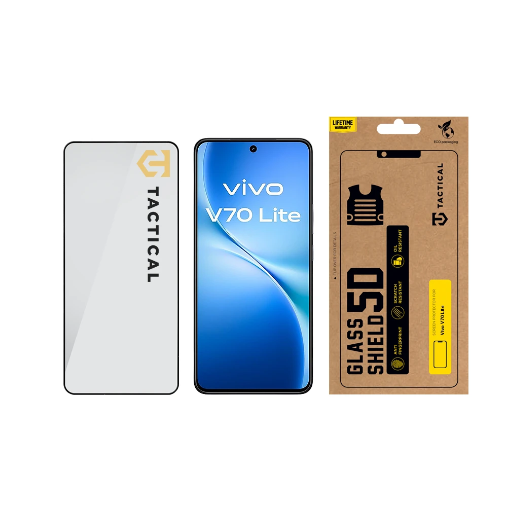 Tactical Glass Shield 5D sklo pro Vivo V70 Lite Black