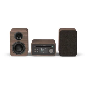 Pure Classic Stereo Mini Minisystém, CD, DAB+, FM hnedá